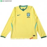 Nuevo Tailandia 1ª Camiseta Manga Larga Brasil 2026 Baratas Nuevo Tailandia 1ª Camiseta Manga Larga Brasil 2026 Baratas