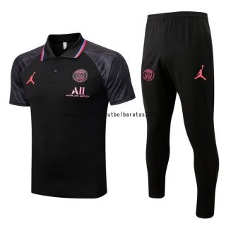 Nuevo Conjunto Completo Polo Paris Saint Germain 22/23 Negro Baratas