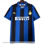 Nuevo 1ª Camiseta Inter Milan Retro 1995 1996 Azul Baratas Nuevo 1ª Camiseta Inter Milan Retro 1995 1996 Azul Baratas