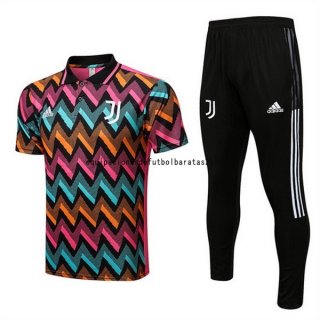 Nuevo Conjunto Completo Polo Juventus 22/23 Rojo Negro Baratas