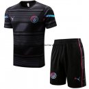 Nuevo Entrenamiento Conjunto Completo Manchester City 22/23 Gris Marino Baratas