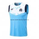 Nuevo Entrenamiento Sin Mangas Marsella 2022 2023 Azul I Blanco Baratas