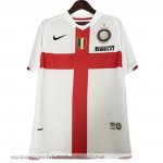 Nuevo 2ª Camiseta Inter Milan Retro 2007 2008 Blanco Baratas Nuevo 2ª Camiseta Inter Milan Retro 2007 2008 Blanco Baratas