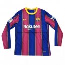 Nuevo Camiseta Manga Larga Barcelona 1ª Liga 20/21 Baratas