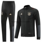 Nuevo Conjunto Completo Ropa Deportiva Con Cremallera Larga Alemania 2022 Negro Baratas