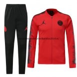 Nuevo Camisetas Chaqueta Conjunto Completo Paris Saint Germain Ninos Rojo Marino Liga 18/19 Baratas