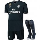 Nuevo Camisetas (Pantalones+Calcetines) Real Madrid 2ª Liga 18/19 Baratas