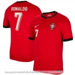 Nuevo NO.7 Ronaldo Tailandia 1ª Camiseta Portugal 2024 Rojo Baratas Nuevo NO.7 Ronaldo Tailandia 1ª Camiseta Portugal 2024 Rojo Baratas