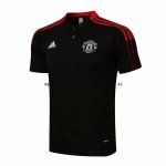 Nuevo Camiseta Polo Manchester United 21/22 Negro Rojo Baratas