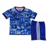 Nuevo Camiseta Especial Conjunto De Niños Japón 2021 Azul Baratas