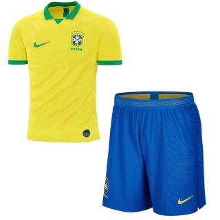 Nuevo Camisetas Conjunto De Ninos Brasil 1ª Equipación 2019 Baratas