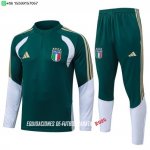 Nuevo Conjunto Completo Sudadera Entrenamiento Niños Italia 2026 Verde Blanco Baratas Nuevo Conjunto Completo Sudadera Entrenamiento Niños Italia 2026 Verde Blanco Baratas