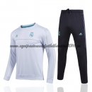 Nuevo Camisetas Chaqueta Conjunto Completo Real Madrid Blanco Verde Liga Europa 17/18 Baratas