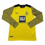 Nuevo Camiseta Manga Larga Borussia Dortmund 1ª Liga 21/22 Baratas