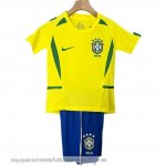 Nuevo 1ª Conjunto De Niños Brasil Retro 2002 Amarillo Baratas Nuevo 1ª Conjunto De Niños Brasil Retro 2002 Amarillo Baratas