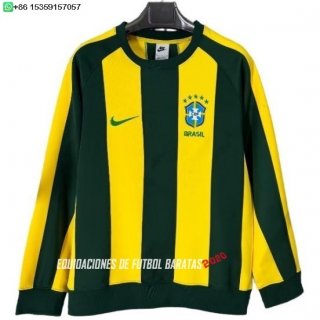 Nuevo Sudaderas Con Capucha Brasil Chandal 2026 Amarillo Verde Baratas
