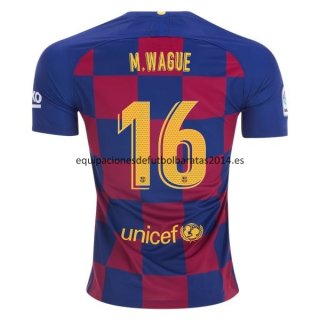 Nuevo Camisetas Barcelona 1ª Liga 19/20 Wague Baratas