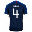 Nuevo Camisetas Francia 1ª Equipación 2018 Varane Baratas