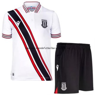 Nuevo 2ª Conjunto De Niños Stoke City 2022 2023 Blanco Baratas