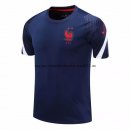 Nuevo Camisetas Entrenamiento Francia 2020 Azul Marino Baratas