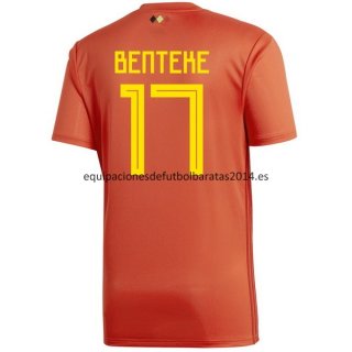 Nuevo Camisetas Belgica 1ª Liga Equipación 2018 Benteke Baratas