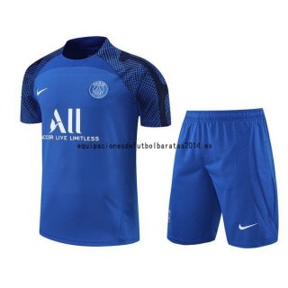 Nuevo Entrenamiento Conjunto Completo Paris Saint Germain 22/23 Azul I Blanco Baratas