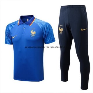 Nuevo Conjunto Completo Polo Francia 2022 Azul Baratas
