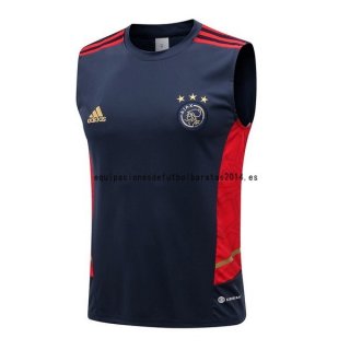 Nuevo Entrenamiento Sin Mangas Ajax 2022 2023 Azul Rojo Baratas