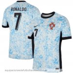 Nuevo NO.7 Ronaldo Tailandia 2ª Camiseta Portugal 2024 Azul Baratas Nuevo NO.7 Ronaldo Tailandia 2ª Camiseta Portugal 2024 Azul Baratas