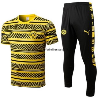Nuevo Entrenamiento Conjunto Completo Borussia Dortmund 22/23 Amarillo I Negro Baratas