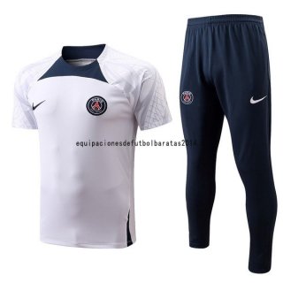 Nuevo Entrenamiento Conjunto Completo Paris Saint Germain 22/23 Blanco I Azul Baratas