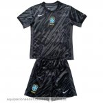 Nuevo Portero Conjunto De Brasil Brasil 2024 Negro Baratas Nuevo Portero Conjunto De Brasil Brasil 2024 Negro Baratas