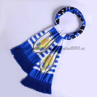 Bufanda Futbol Uruguay Tejidas Azul