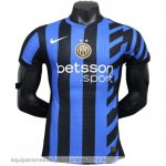 Nuevo 1ª Jugadores Camiseta Inter Milan 24/25 Azul Negro Baratas Nuevo 1ª Jugadores Camiseta Inter Milan 24/25 Azul Negro Baratas