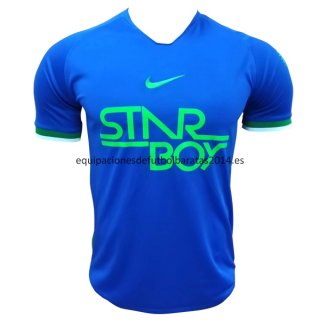 Nuevo Camisetas Nigeria Entrenamiento 2018 Azul Baratas