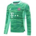 Nuevo Camiseta Manga Larga Portero Bayern Múnich 21/22 Verde Baratas