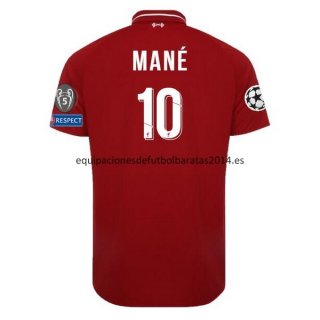 Nuevo Camisetas Liverpool 1ª Liga 18/19 Mane Baratas