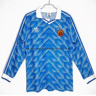 Nuevo Camiseta 1ª Liga Manga Larga Alemania Retro 1988 Baratas