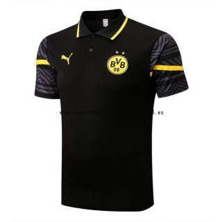 Nuevo Polo Borussia Dortmund 22/23 Negro I Amarillo Baratas