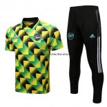 Nuevo Conjunto Completo Polo Arsenal 22/23 Amarillo Negro Baratas