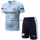 Nuevo Entrenamiento Conjunto Completo Manchester City 22/23 I Azul Baratas