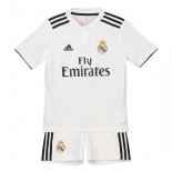 Nuevo Camisetas Ninos Real Madrid 1ª Liga 18/19 Baratas
