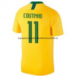 Nuevo Camisetas Brasil 1ª Equipación 2018 Coutinho Baratas