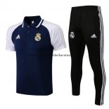 Nuevo Conjunto Completo Polo Real Madrid 22/23 Negro Blanco Baratas