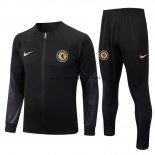 Nuevo Chaqueta Chelsea 22/23 Negro Gris Baratas
