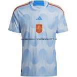 Nuevo Tailandia 2ª Jugadores Camiseta España 2022 Azul Baratas