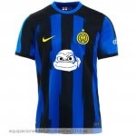 Nuevo Tailandia 1ª Camiseta Inter Milan 23/24 Azul Blanco Baratas Nuevo Tailandia 1ª Camiseta Inter Milan 23/24 Azul Blanco Baratas