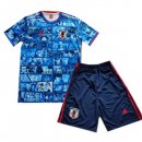 Nuevo Camiseta Especial Conjunto De Hombre Japón 2021 Azul Baratas