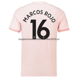 Nuevo Camisetas Manchester United 2ª Liga 18/19 Marcos Rojo Baratas