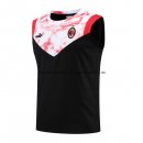 Nuevo Entrenamiento Sin Mangas AC Milan 22/23 Negro Rojo Baratas